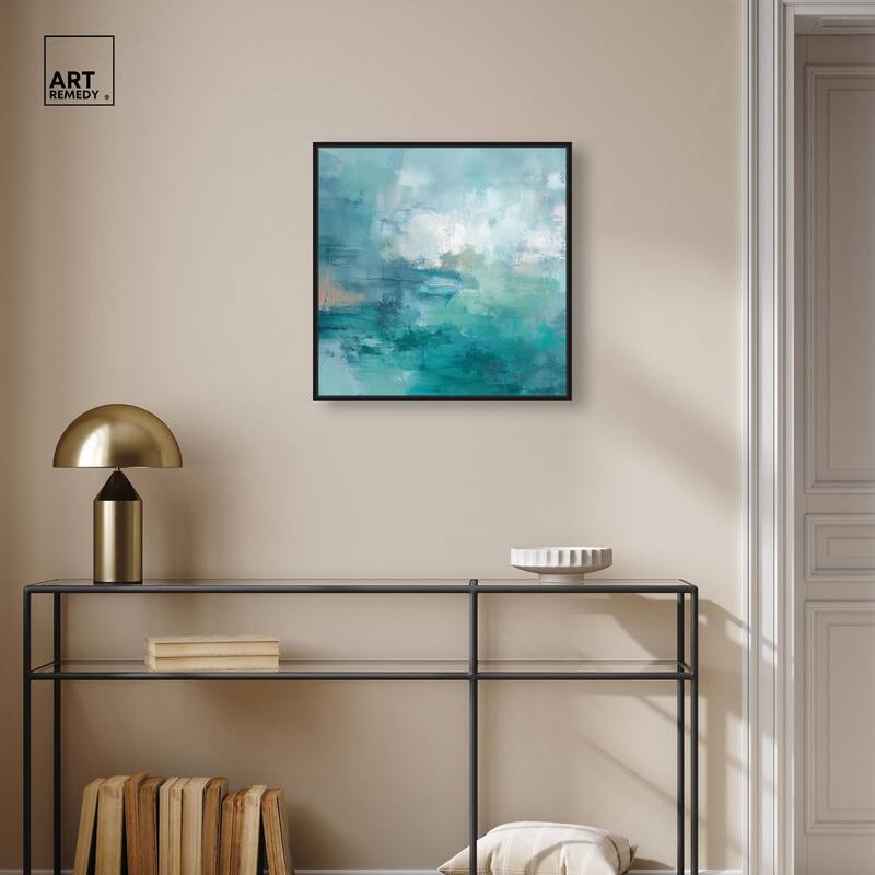 Green Blue II Canvas by Art Remedy