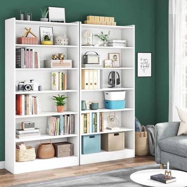 6 Tier Open Bookcase 72 inches Large Tall Bookshelf On Sale Bed Bath Beyond 36249318