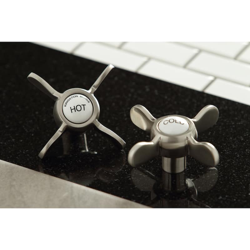 Kingston Two-Handle Wall Mount Bar Faucet