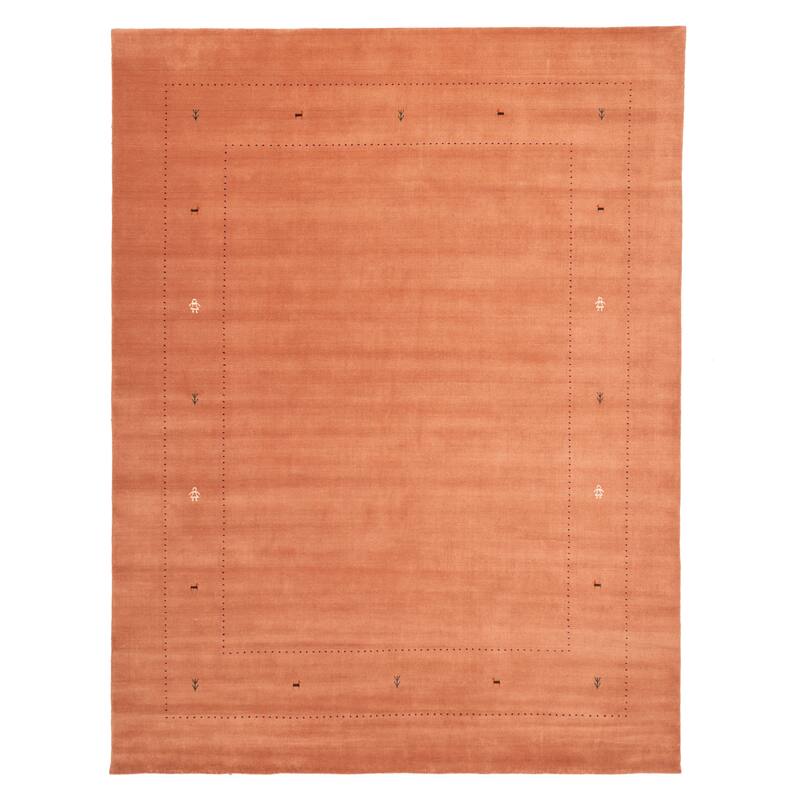 ECARPETGALLERY Hand Loomed Kashkuli Gabbeh Copper Wool Rug - 9'2 x 11'8