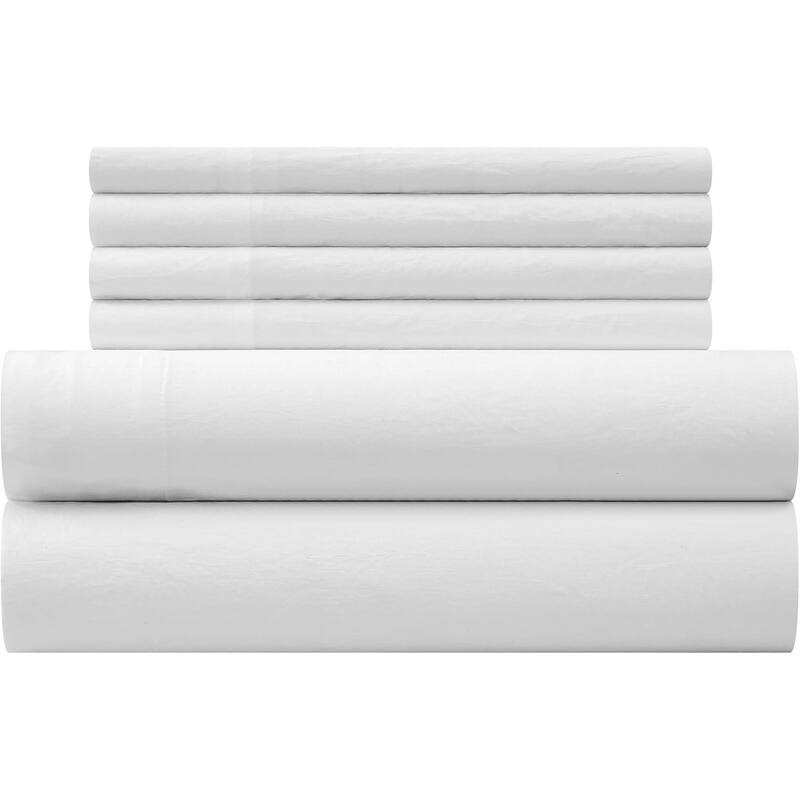Aeropostale Premium All Season Microfiber White Sheet Set