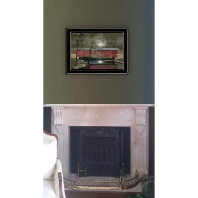 TrendyDecor4U Farmhouse "Warm Summer's Eve" Framed Print Wall Art by Billy Jacobs