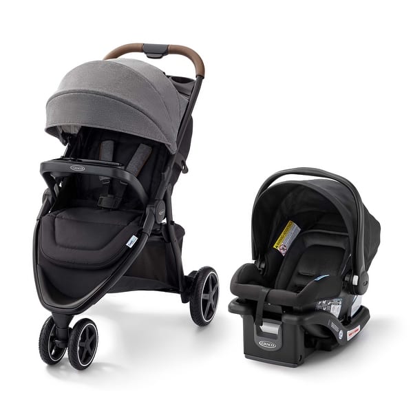 slide 2 of 6, Graco Outpace All-Terrain Travel System, Briggs