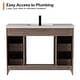 preview thumbnail 60 of 112, 36"/48"/60"/72" Bathroom Vanity Set with Sink & Faucet