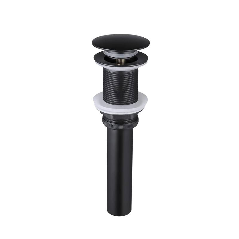Wall Mounted Dual Handle Bathroom Sink Faucet with Pop-Up Drain (No Overflow)