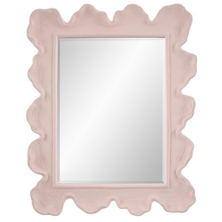 Uttermost Sea Coral Pink Mirror - 27.13"W x 34.25"H x 2.5"D