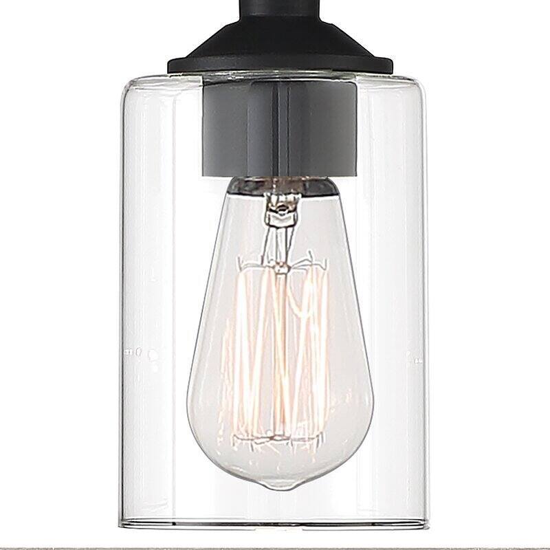 Moulins 3-ight Linear Modern Farmhouse Rectangle Chandelier with UL Certified - 25in