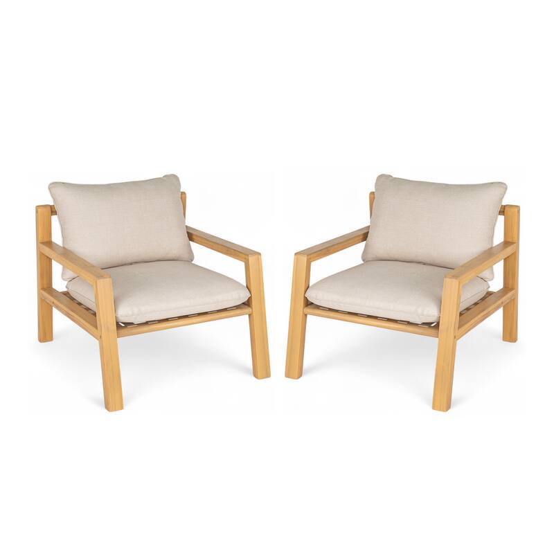 Christopher Knight Home- Ramsey Outdoor Acacia Wood Club Chair