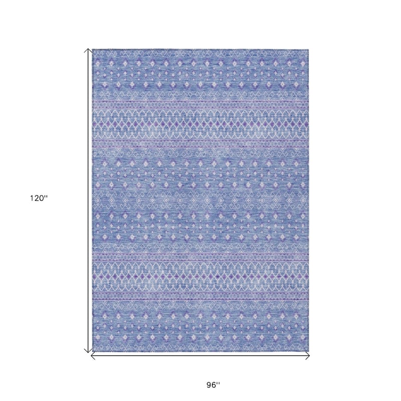 HomeRoots Tribal Transitional Rectangle Outdoor Rug