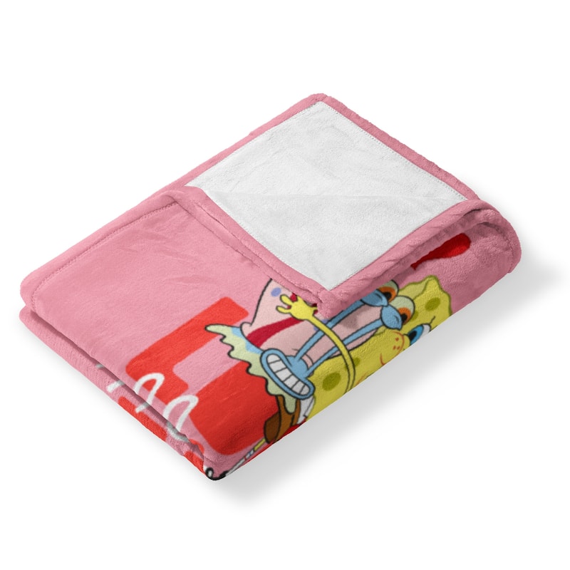 Nickelodeon Spongebob Need Love Silk Touch Throw Blanket