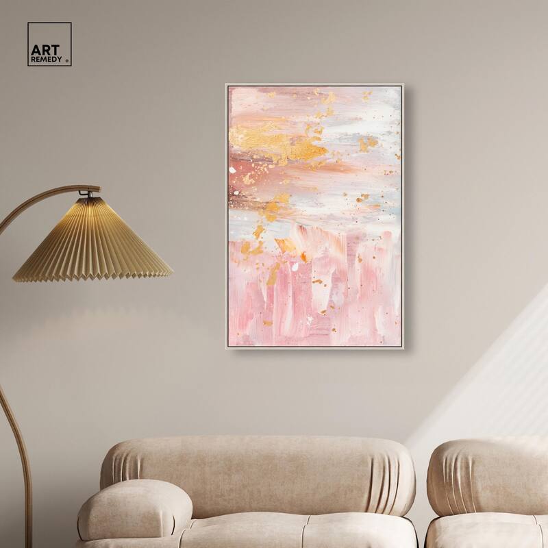 Rose Quartz Canvas by Art Remedy