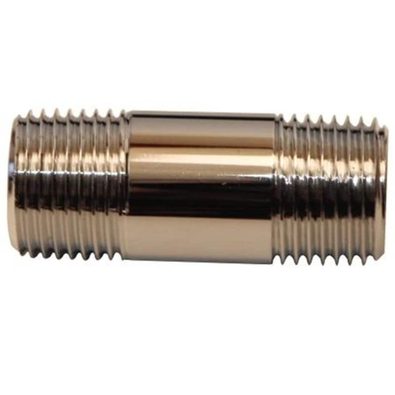 PROFLO 1/2" x 1-1/2" Brass Nipple - Natural
