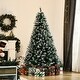 preview thumbnail 1 of 8, 6ft Unlit Snow Dusted Full Fir Artificial Christmas Tree with Realistic Branches - 40.50"W * 40.50"D * 70.80"H