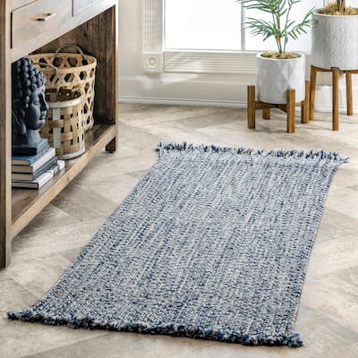 Nuloom Braided Courtney Tassel Indoor/Outdoor Area Rug