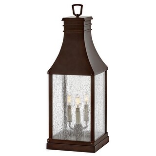 Hinkley Lighting 17467-LV Beacon Hill 12v 10.5w 3 Light 27" Tall Pier