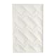 Option White Geometric - 23"W, 36"H