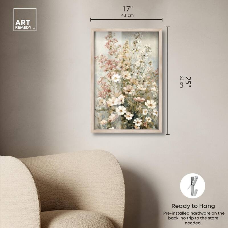 Heirloom Blossoms I Shadowbox by Art Remedy