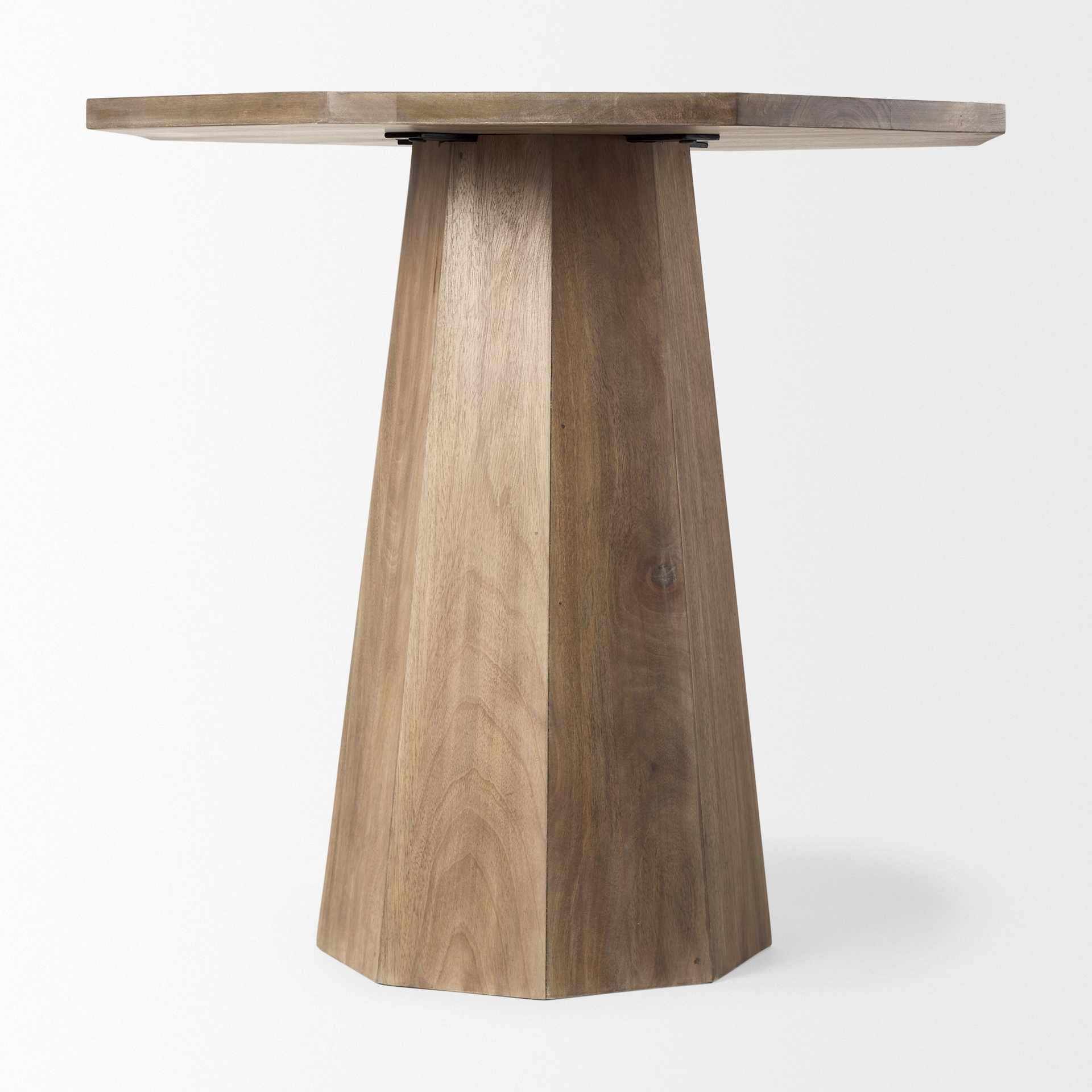 Maxine Hexagonal Wood Foyer Table - Stylish Entryway