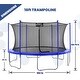 preview thumbnail 2 of 5, Machrus Upper Bounce 16 FT Round Outdoor Trampoline Set with Safety Net Enclosure System