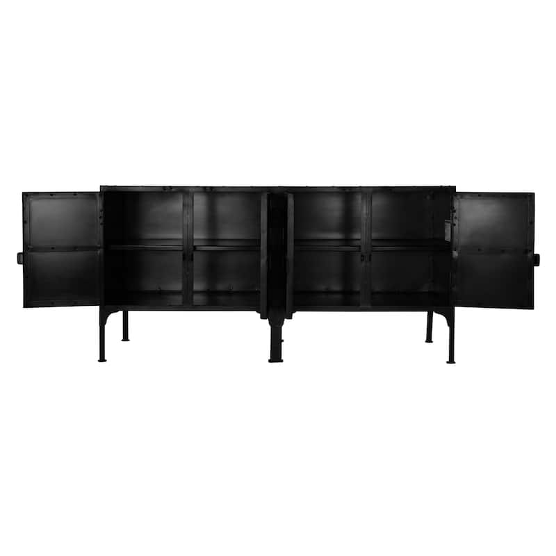 Owen Industrial Chic Metal Console Cabinet