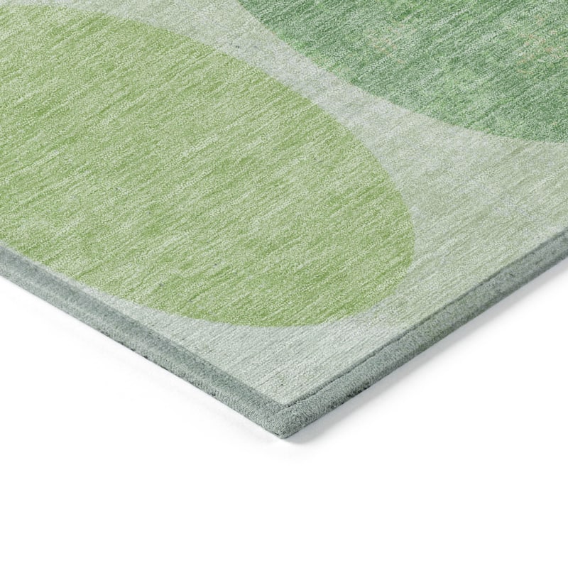HomeRoots Geometric Transitional Rectangle Outdoor Rug