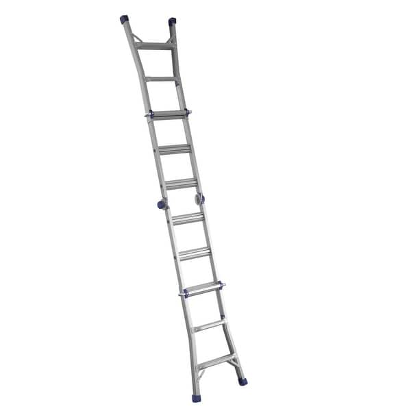 COSCO 14 foot Reach Height Aluminum MultiPosition Ladder 14 Foot