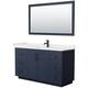 Option Dark Blue / White Quartz Top / Matte Black