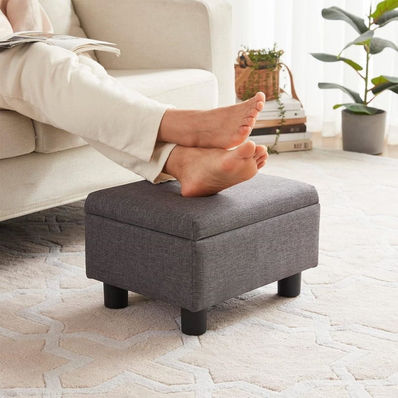 Small Foot Stool Ottoman for Living Room