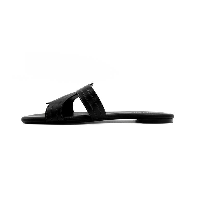 Clergerie Ivory Leather Sandal - 38 FR/7.5 US - Noir