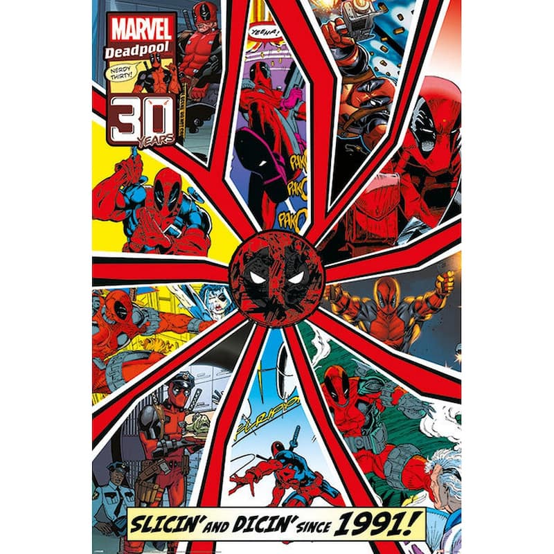 Deadpool - Shattered Art Poster - 24 x 36 Inch