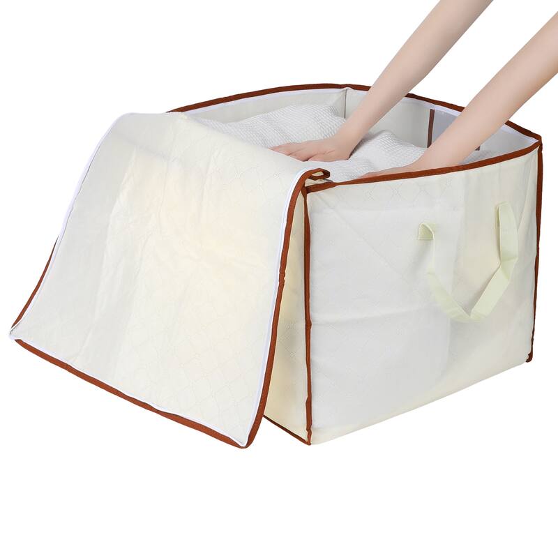 1 Pack Clothes Storage, Storage Bags, Moving Bags for Organizing Bedroom, Comforter, Closet Organizers and Storage with Handles