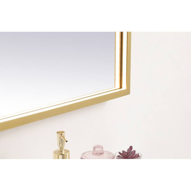 Indigo Home 24x40 inch LED mirror with adjustable color temperature