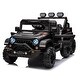 preview thumbnail 1 of 78, 24V Kids Ride-On Pickup Truck with Remote Control, Bluetooth Music, and Rear Storage - Safe and Fun for Ages 3-8 Black