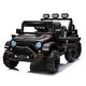 preview thumbnail 20 of 78, 24V Ride-On Pickup Truck for Kids, Bluetooth, LED Lights, Remote Control, Off-Road Vehicle Black