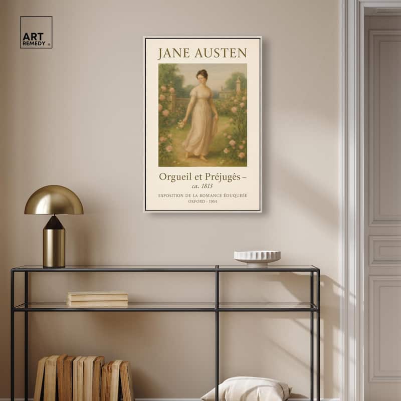 Lady in Austen's World Canvas by Art Remedy
