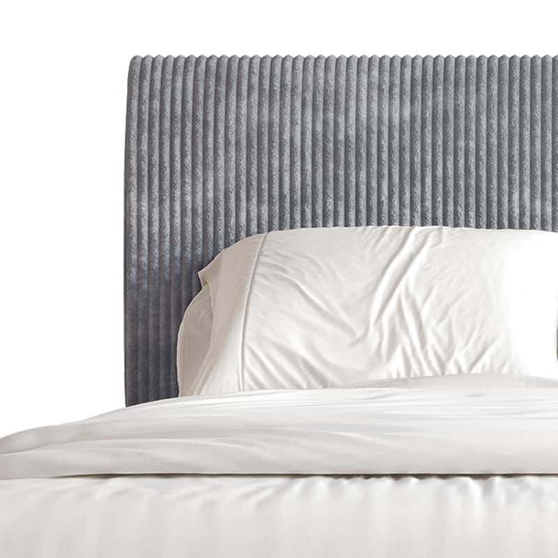 CraftPorch Corduroy Elegant and Chic Velvet Upholstered Bed