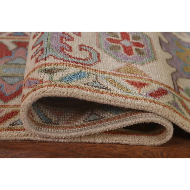 All-Over Floral Oushak Oriental Area Rug Handmade Wool Carpet - 8'2" x 9'10"
