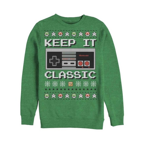 Nintendo Keep it Classic Controller Ugly Christmas Sweater. Opens flyout.