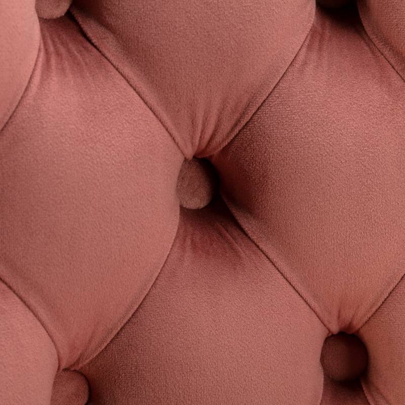 GDF Studio - Modern Upholstered Swivel Velvet Bar Stools with Adjustable Seat Height and Tufted Back (Set of 2)