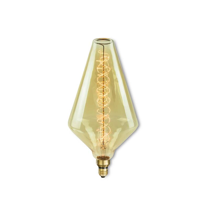 Bulbrite 60 Watt Dimmable Grand Nostalgic Medium (E26) Incandescent Bulb - Spiral Diamond