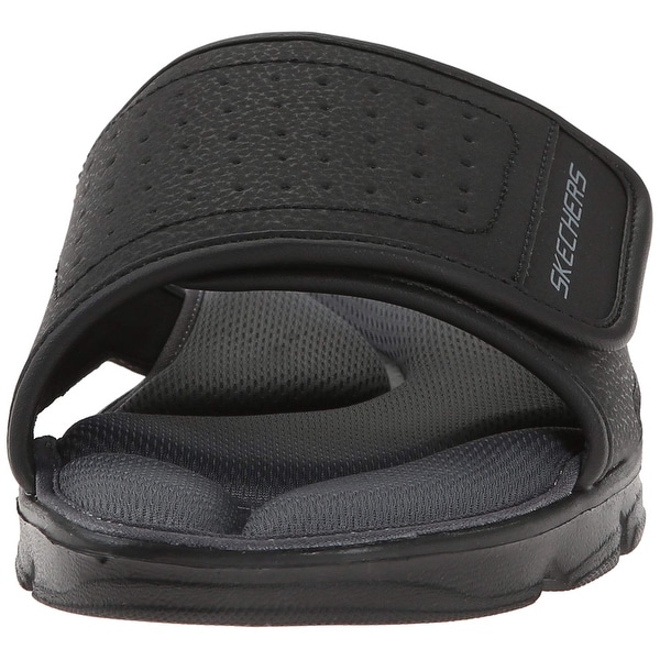 skechers sport men's wind swell slide sandal