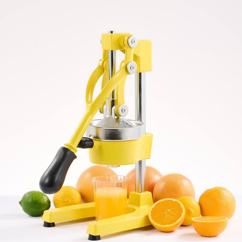 CO-Z Professional Citrus Juicer Hand Press Juicer Machine - Yellow