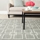 preview thumbnail 3 of 29, Martha Stewart by SAFAVIEH Square Dance Wool/ Banana Silk Rug 8' x 10' - Cement Grey - Rectangle