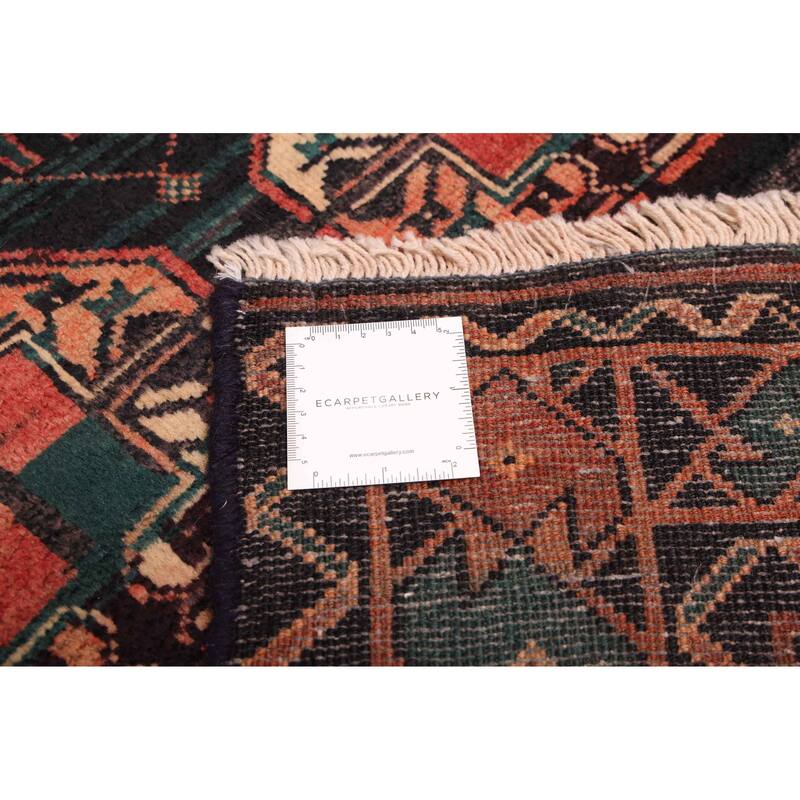 ECARPETGALLERY Hand-knotted Baluch Dark Navy Wool Rug - 4'3 x 8'10