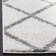 preview thumbnail 27 of 67, SAFAVIEH New York Shag Friedliese Trellis 1.2-inch Thick Rug