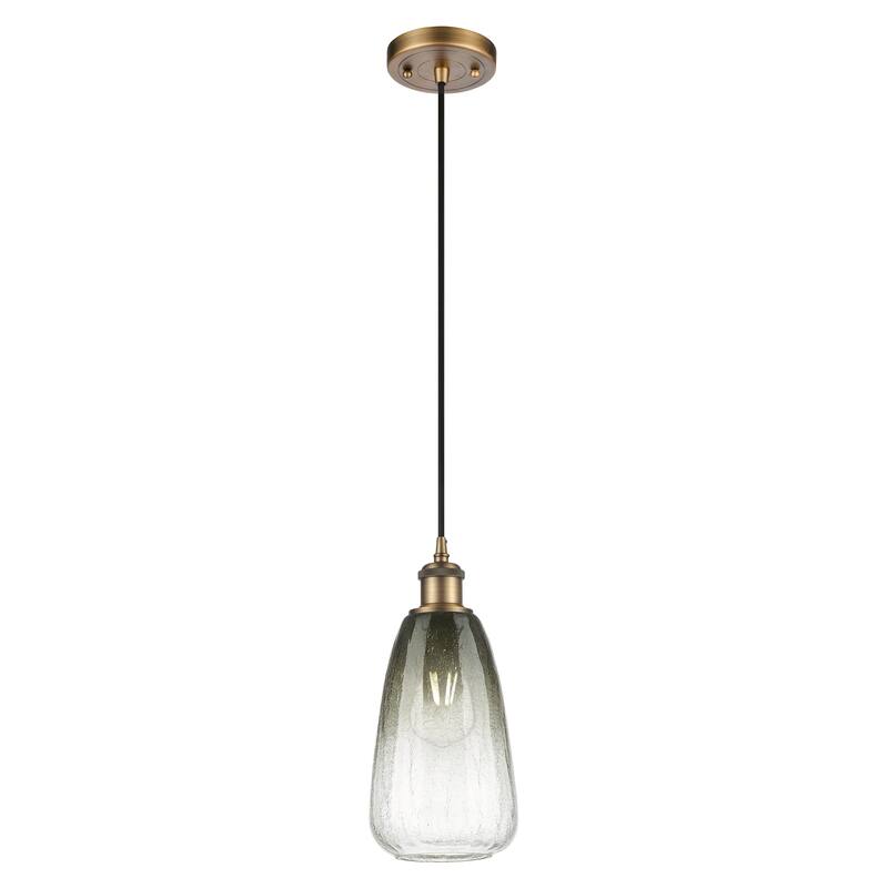 Innovations Lighting Endless Possibilities Ballston - Brookhaven Almond - 1 Light 6" Cord Hung Mini Pendant