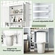 preview thumbnail 7 of 8, Costway Over the Toilet Storage Cabinet Bathroom Storage Organizer - See Details