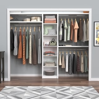 ClosetMaid SpaceCreations Melamine 44-115 in. W Closet System - On