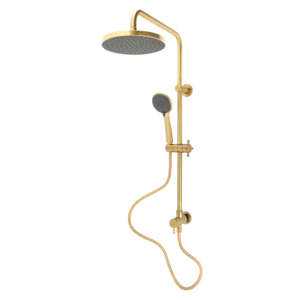 Kingston Brass Concord Wall Mount Rain Drop Shower System with Hand Shower