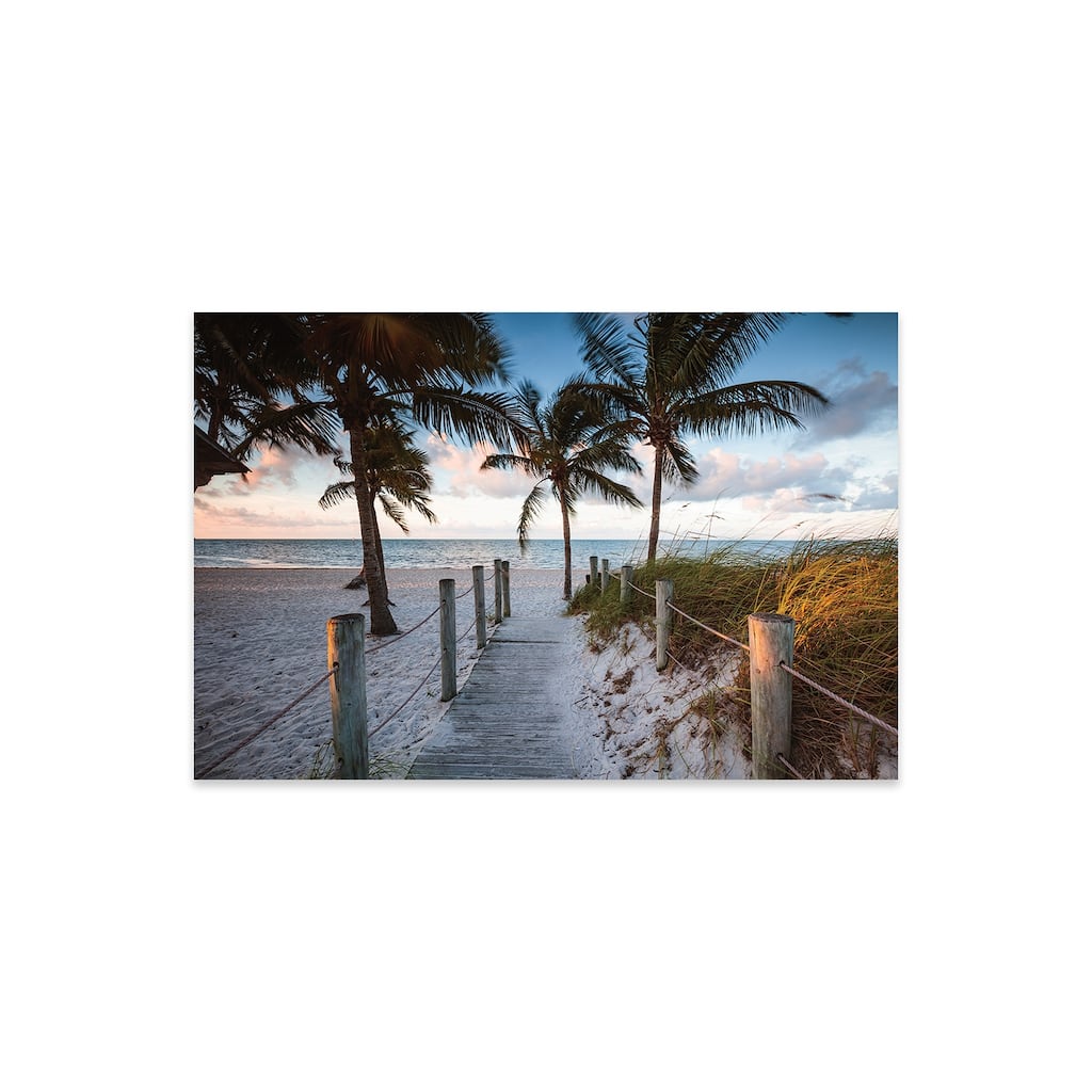 Beach Sunrise, Key West I Print On Acrylic Glass by Matteo Colombo